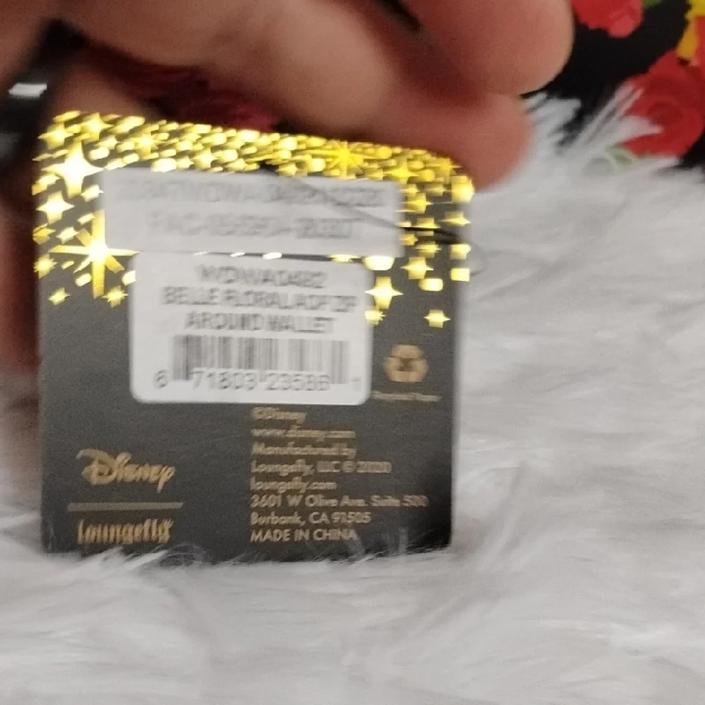 Loungefly‎ Disney Beauty & The Beast Princess Belle Floral Bag And Wallet Set